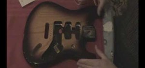 Build an SRV Stratocaster guitar