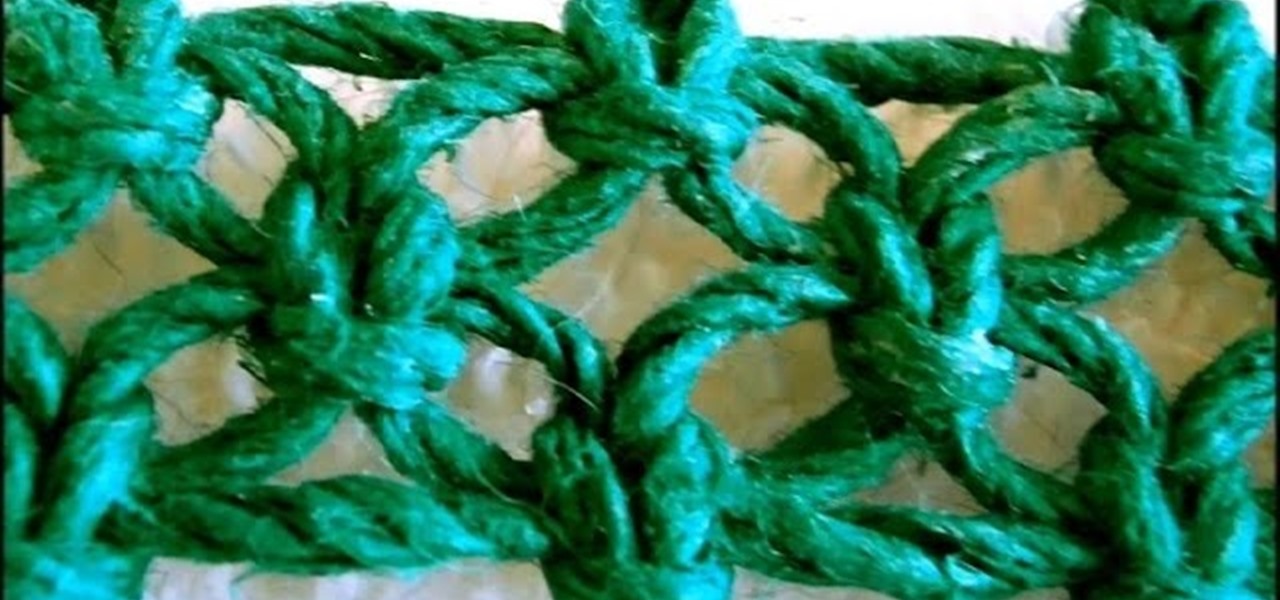 Tie an Alternating Square Knot for Hemp Macrame - Loose 8 Strand