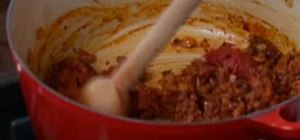 make game day chili with Sunny Anderson