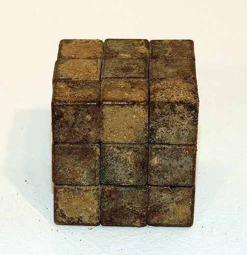 Artist Makes Rubik's Cube Using Bronze (and Pee)