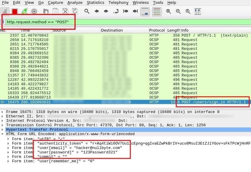 Hacking macOS: How to Sniff Passwords on a Mac in Real Time, Part 2 (Packet Analysis)