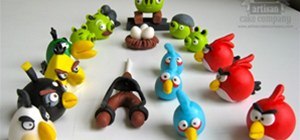 For the Angry Birds addict in your life - edible cake toppers!