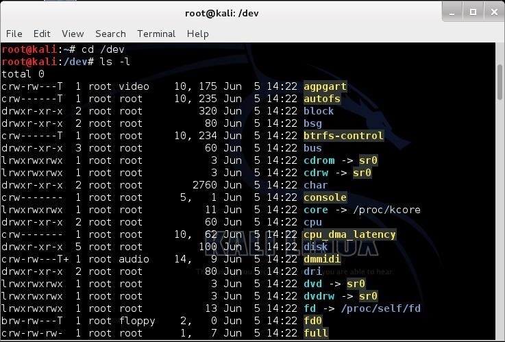Hack Like a Pro: Linux Basics for the Aspiring Hacker, Part 20 (Devices Files)