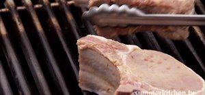 Grill pork chops