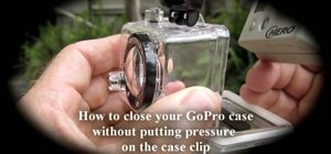 Close the case for your GoPro digital camera without breaking the clip