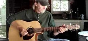 Play E blues turnarounds on the acoustic guitar