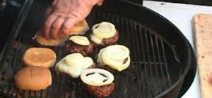 Make BBQ hamburgers