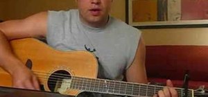 Play "Our Song" by Taylor Swift on the guitar