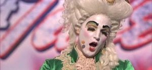 Create a Prince Poppycock makeup look for Halloween