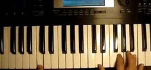 Play "Mandy" by Barry Manilow on piano