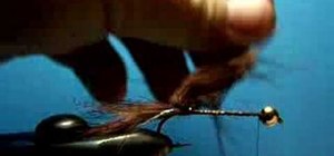 Tie the "brown beadhead marabou leech" for fly fishing
