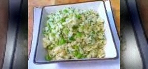Make spring pea and stellette pasta salad