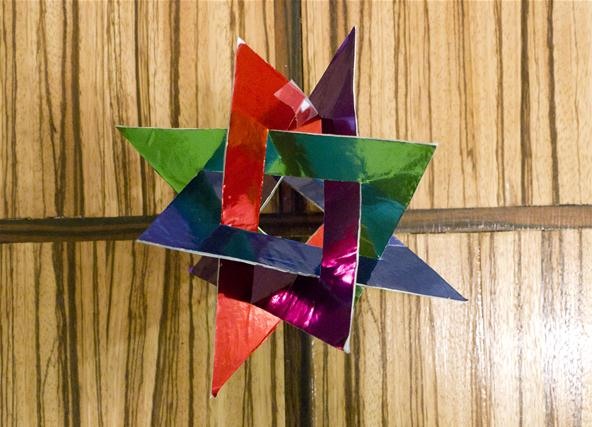 Math Craft Monday: Community Submissions (Plus How to Make an Orderly Tangle of Triangles)