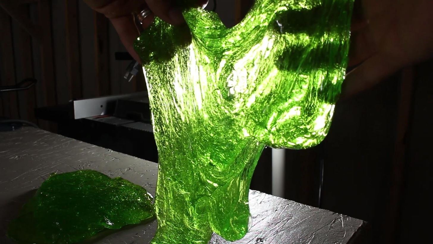 DIY Ninja Turtle Ooze! Make Your Own Radioactive Canister of Glowing Green Slime at Home