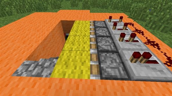 Lever Actuated Trapdoors In Minecraft, What Can I Use To Cover My Basement Stairs In Minecraft