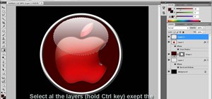 Make a glossy apple logo in Photoshop