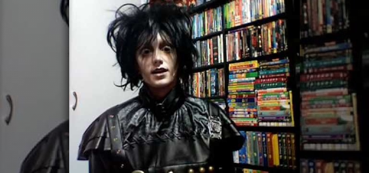 How to Do the hair and makeup to go with a store bought Edward Scissorhands  costume « Makeup :: WonderHowTo