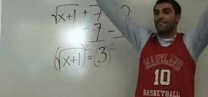 Solve radical equations in algebra