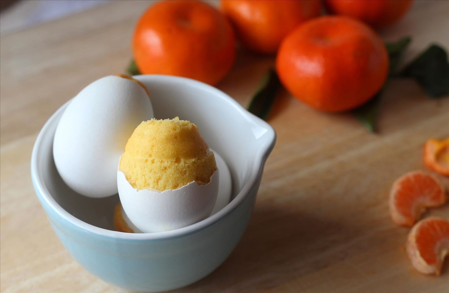 Bake Cake in Real Eggshells for April Fool's Day or Easter