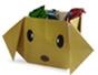 Origami a dog box Japanese style