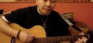Play "Nag Hmo" by the Sounders on acoustic guitar