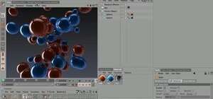 Set up a scene and render an image in Cinema 4D