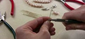 Created a wrapped beading loop