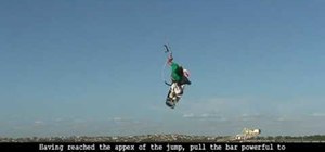 Do a "313" kiteboarding trick with Mathias Wichmann