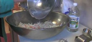 Make super easy coleslaw
