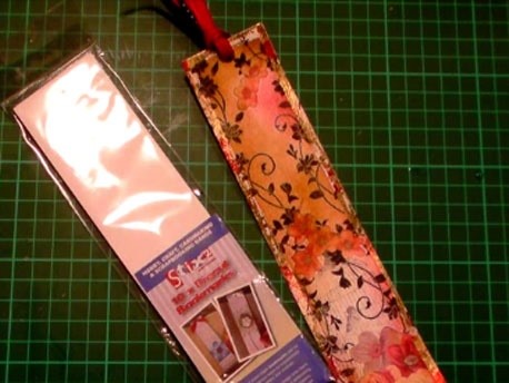 How to Make a Stix2Anything Stamped Vintage Bookmark with Foil Edges