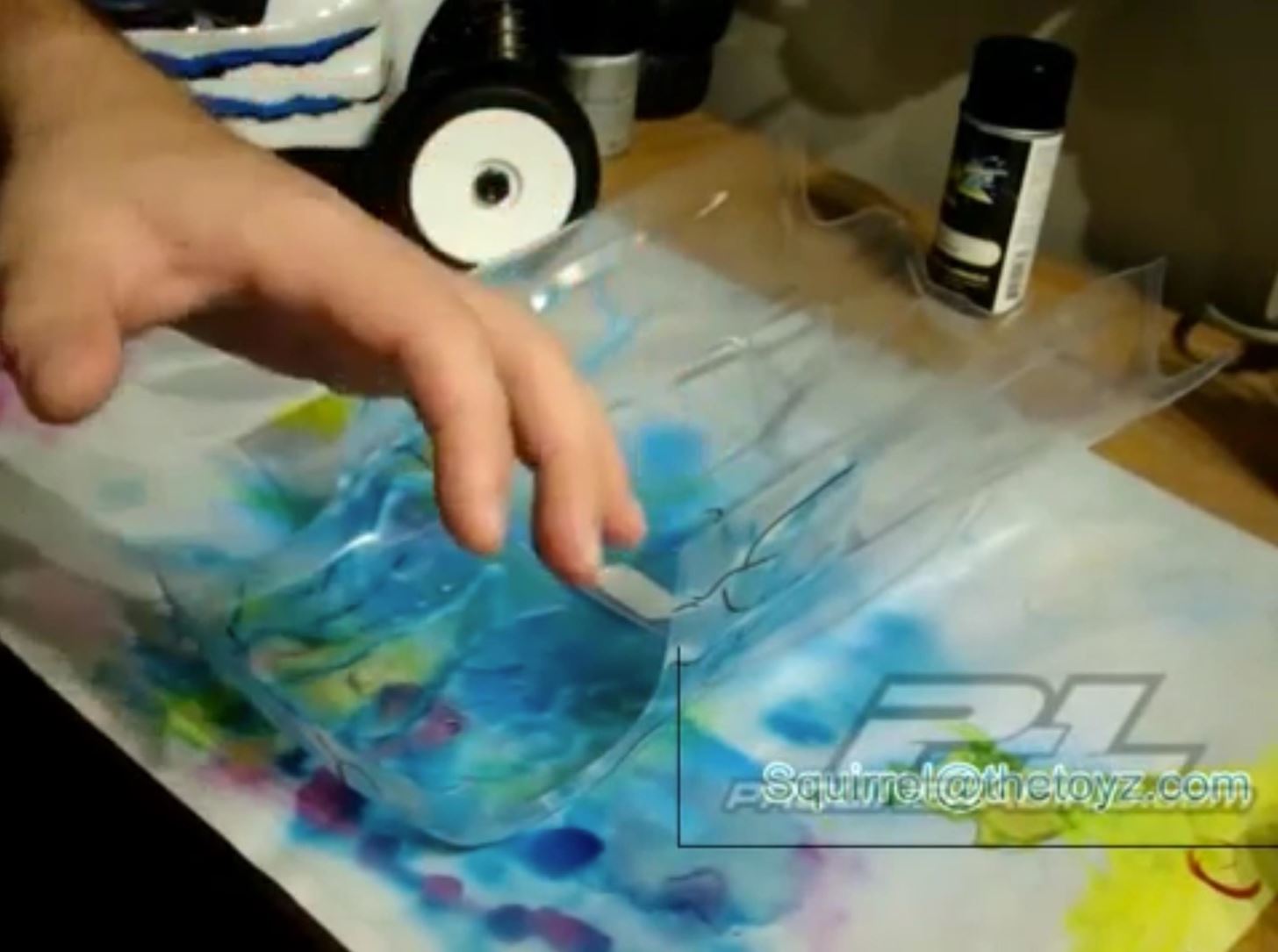How to Paint a Water Drop Effect on Your RC Cars
