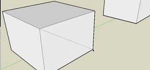 Get edges on a faced to sink in in SketchUp