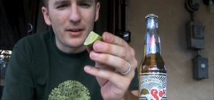 Infuse a beer with lime flavor