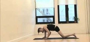 Practice a super challenging yoga pose