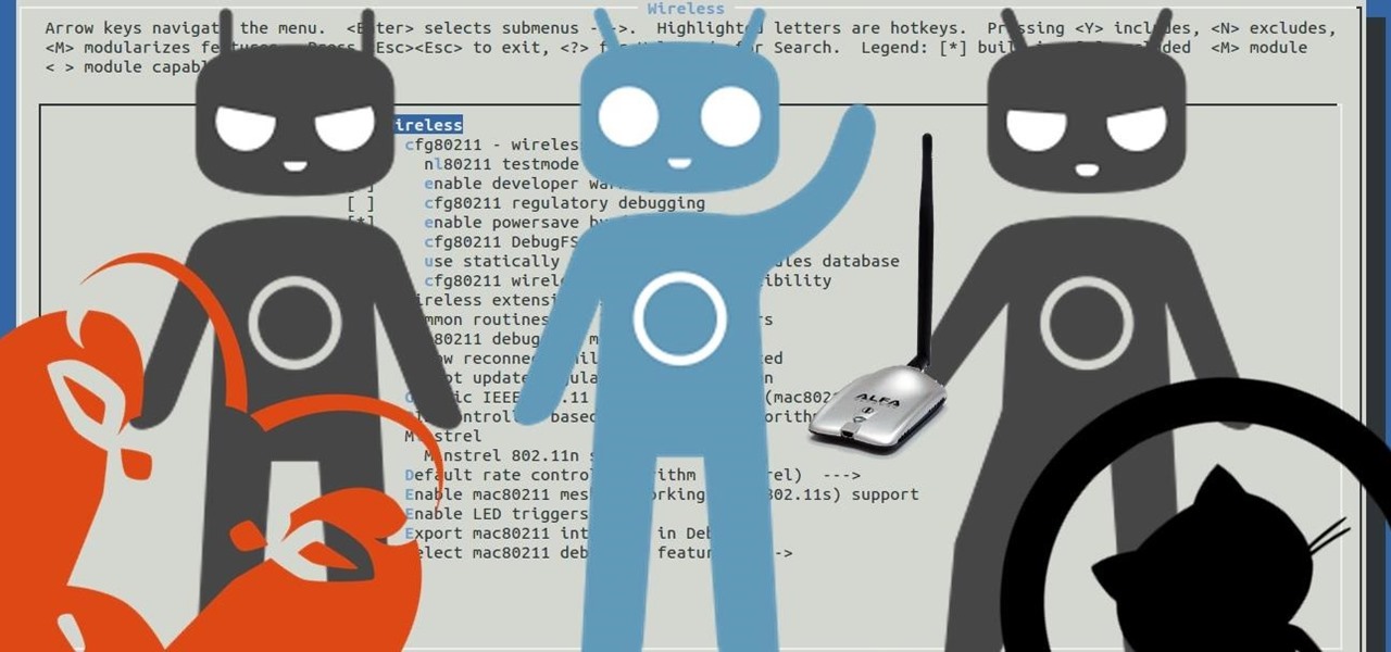 Android CyanogenMod Kernel Building: Monitor Mode on Any Android Device with a Wireless Adapter