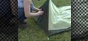 Set up a classic A-Frame tent