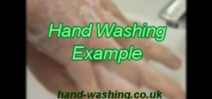 Wash your hands with a WHO approved technique