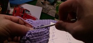 Crochet baby socks