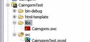 Install Cairngorm in Adobe Flex 3 and use MVC
