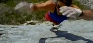 Speed climb rock walls like Spiderman