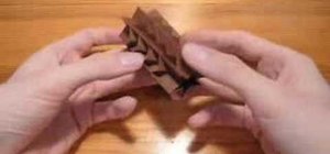 Origami a pine cone