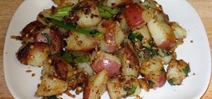 Make Indian spicy potatoes