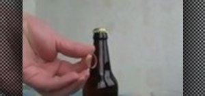 Open a Beer Bottle with a Gold Wedding Ring