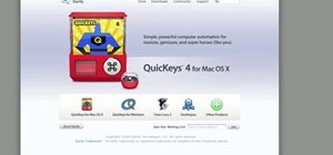 Automate tasks in Mac OS X with QuicKeys 4