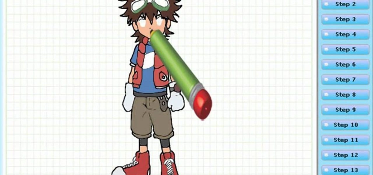 Draw Taiki Kudo (Digimon)