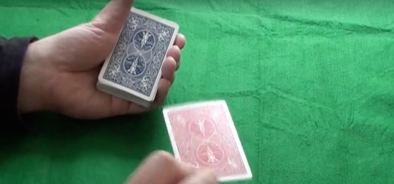 Perform a Close-Up Color Changing Card Trick