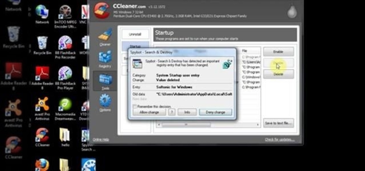Disable Startup Program to Speed Up PC in Windows 7