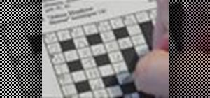 Solve crossword puzzles