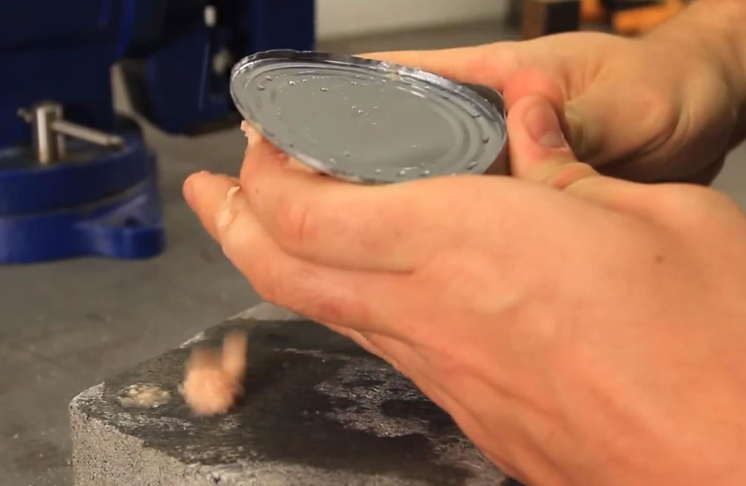 How to Break Open a Can of Food Without a Can Opener
