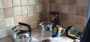 Make coffee using a French press
